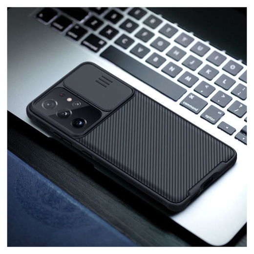 Nillkin CamShield Samsung Galaxy S21 Ultra Hoesje Camera Slider Zwart afbeelding 9