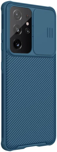 Nillkin CamShield Samsung Galaxy S21 Ultra Hoesje Camera Slider Blauw afbeelding 6