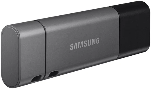Originele Samsung Duo Plus USB Stick met USB-C 128GB Geheugen Grijs afbeelding 9