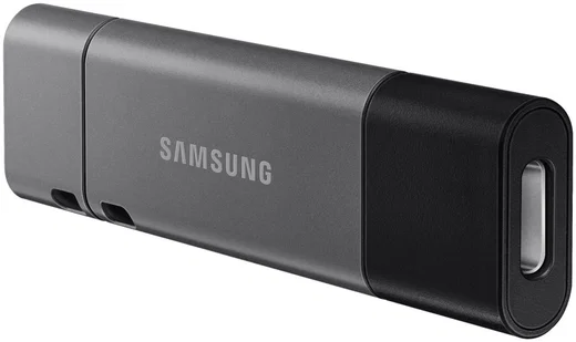 Originele Samsung Duo Plus USB Stick met USB-C 128GB Geheugen Grijs afbeelding 10