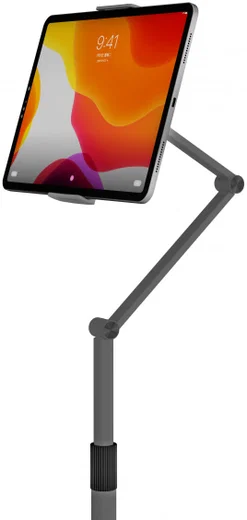 4smarts ErgoFix Universele Vloer Standaard Smartphone / Tablet Grijs afbeelding 2