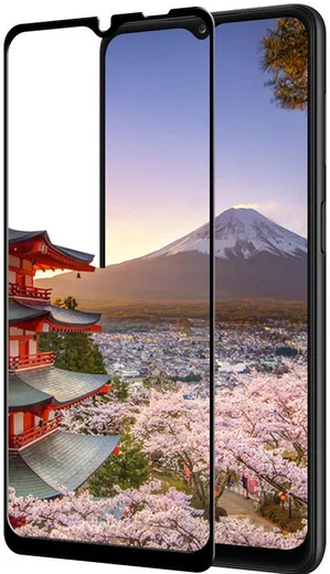 Eiger Samsung Galaxy A12 Tempered Glass Case Friendly Gebogen afbeelding 2
