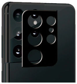 Eiger Glass 2.5D Samsung Galaxy S21 Ultra Camera Lens Protector afbeelding 2