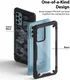 Ringke Fusion X Samsung Galaxy A52 / A52S Hoesje Transparant Zwart afbeelding 8