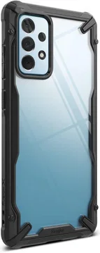 Ringke Fusion X Samsung Galaxy A52 / A52S Hoesje Transparant Zwart