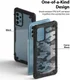 Ringke Fusion X Samsung Galaxy A52 / A52S Hoesje Camo Zwart afbeelding 6