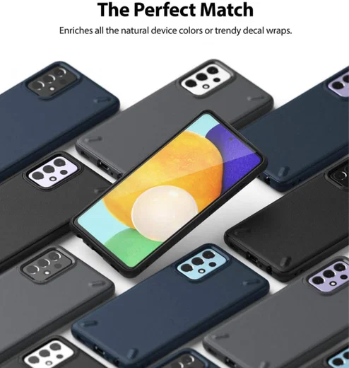 Ringke Onyx Samsung Galaxy A52 / A52S Hoesje TPU Back Cover Zwart afbeelding 8
