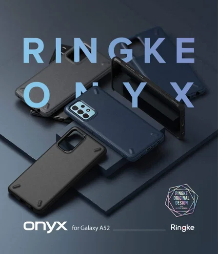 Ringke Onyx Samsung Galaxy A52 / A52S Hoesje TPU Back Cover Zwart afbeelding 9