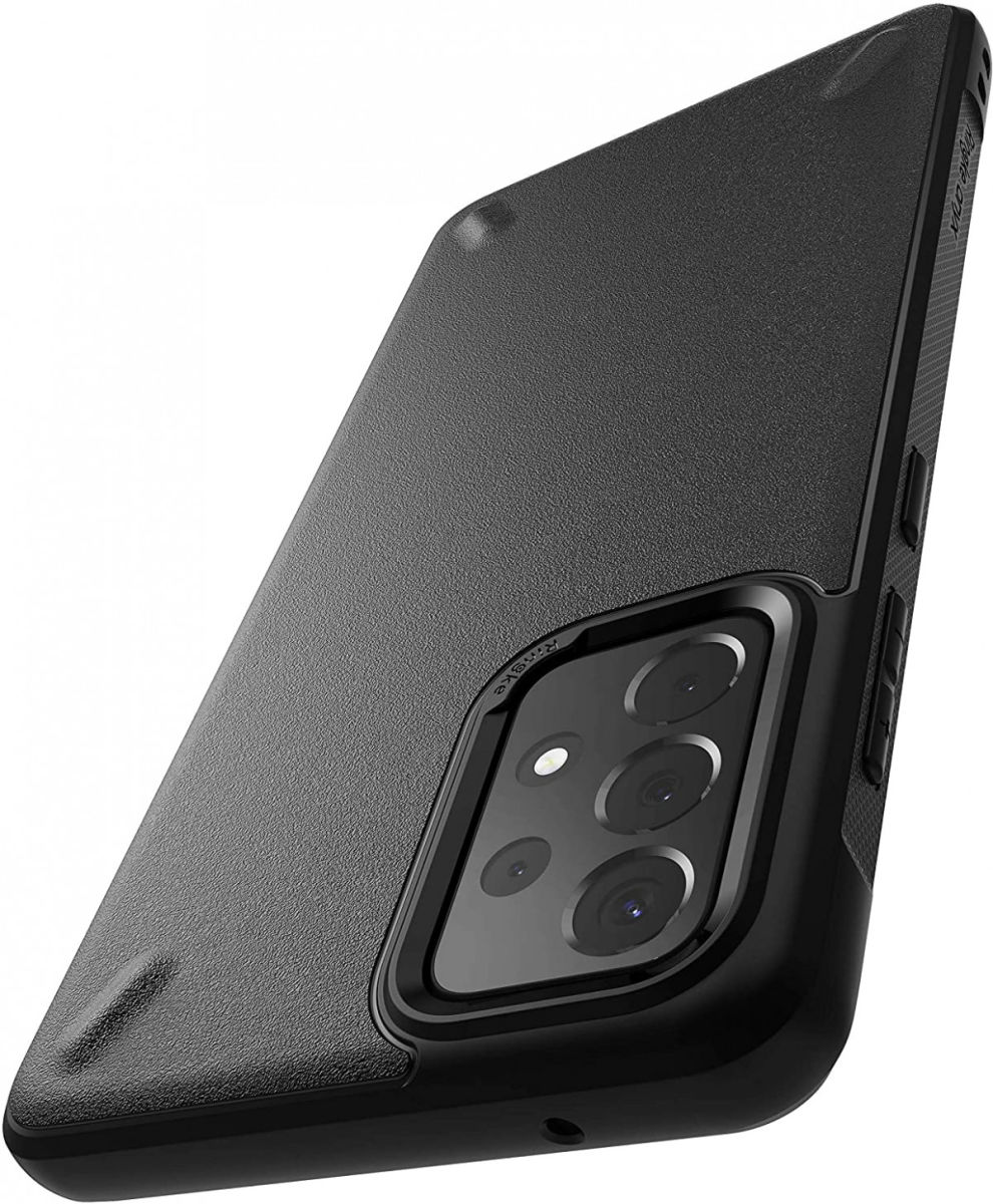 Ringke Onyx Samsung Galaxy A72 Hoesje Flexibel TPU Back Cover Zwart afbeelding 2