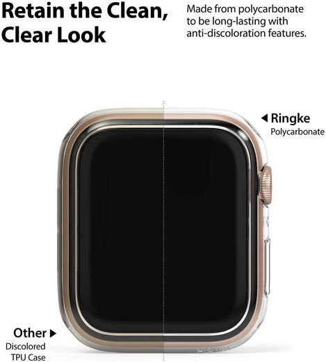 Ringke Slim - Apple Watch 40MM Hoesje - Extra Dun - Transparant (2-Pack) afbeelding 5
