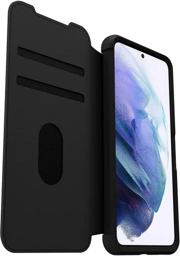 Otterbox Strada Serie Samsung Galaxy S21 Book Case Zwart afbeelding 2