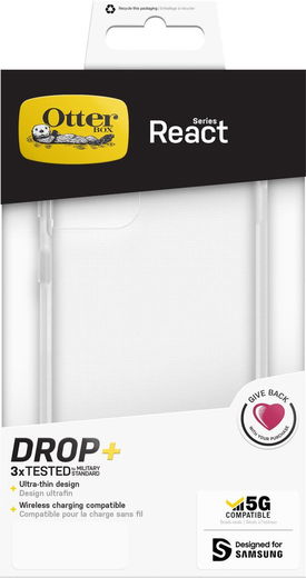 OtterBox React Samsung Galaxy S21 Plus Hoesje Transparant afbeelding 11