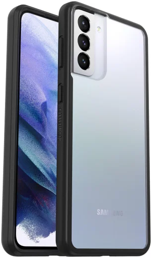 OtterBox React Samsung Galaxy S21 Plus Hoesje Transparant Zwart afbeelding 1
