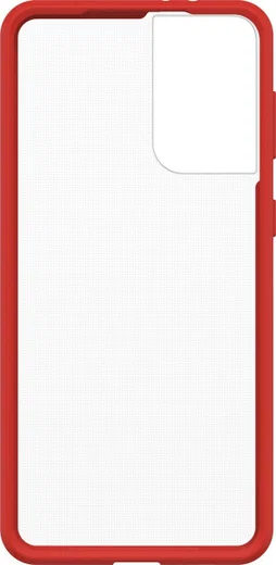 OtterBox React Samsung Galaxy S21 Plus Hoesje Transparant Rood afbeelding 8