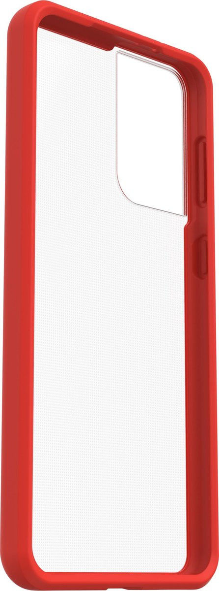 OtterBox React Samsung Galaxy S21 Plus Hoesje Transparant Rood afbeelding 9