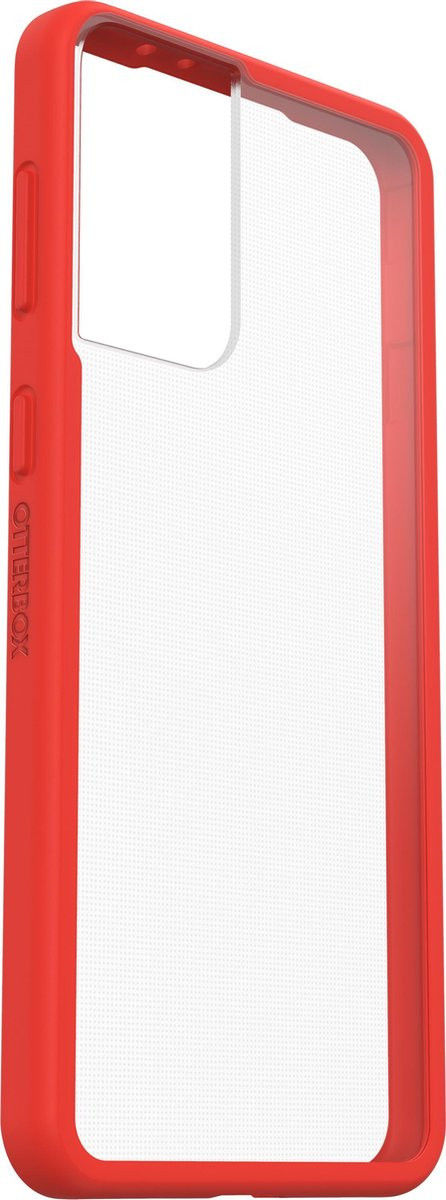 OtterBox React Samsung Galaxy S21 Plus Hoesje Transparant Rood afbeelding 10