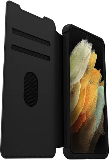 Otterbox Strada Serie Samsung Galaxy S21 Ultra Book Case Zwart afbeelding 2