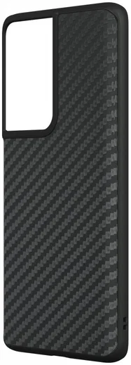 RhinoShield SolidSuit Samsung Galaxy S21 Ultra Hoesje Carbon Fiber afbeelding 2