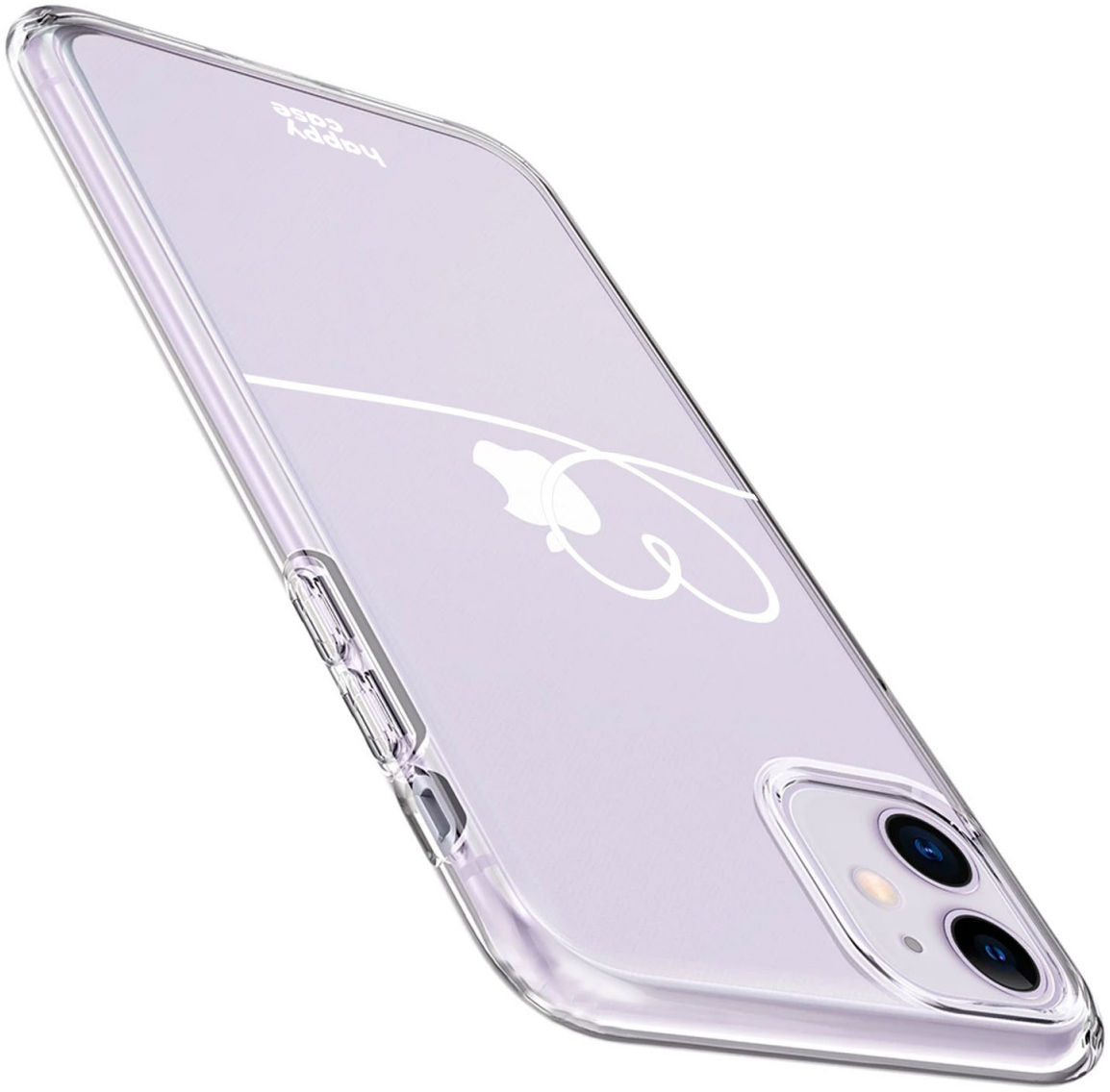 HappyCase Apple iPhone 11 Hoesje Flexibel TPU Hartje Print afbeelding 5