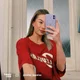 HappyCase Samsung Galaxy A71 Hoesje Flexibel TPU Hartjes Print afbeelding 5