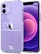 HappyCase iPhone 12 / 12 Pro Hoesje Flexibel TPU Hartje Print afbeelding 2