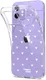 HappyCase iPhone 12 / 12 Pro Hoesje Flexibel TPU Hartjes Print afbeelding 8