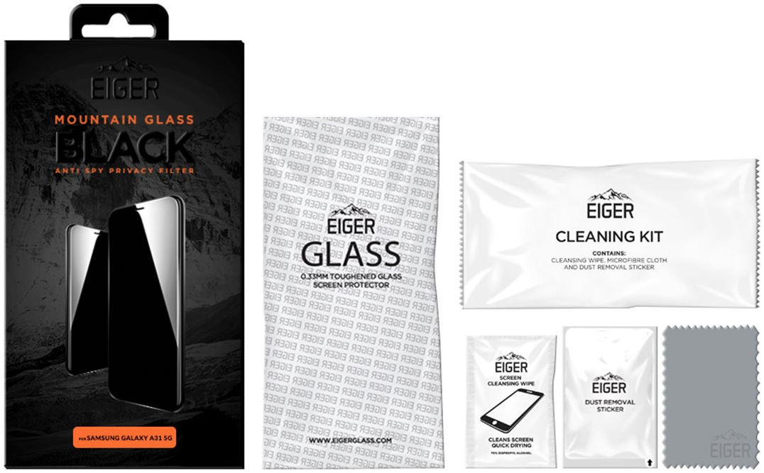 Eiger Samsung Galaxy A32 5G Privacy Glass Screen Protector afbeelding 5