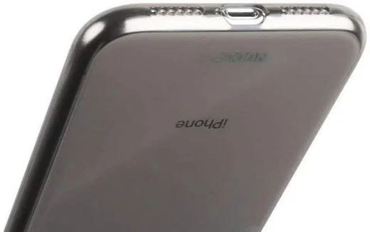 Nudient Glossy Thin Case iPhone 7/8/SE 2020/2022 Hoesje Clear Zwart afbeelding 5