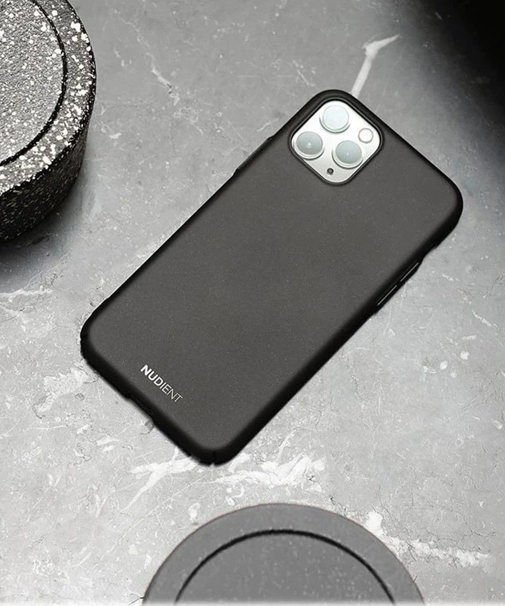 Nudient Thin Case V2 Apple iPhone 11 Pro Max Hoesje Back Cover Zwart afbeelding 3