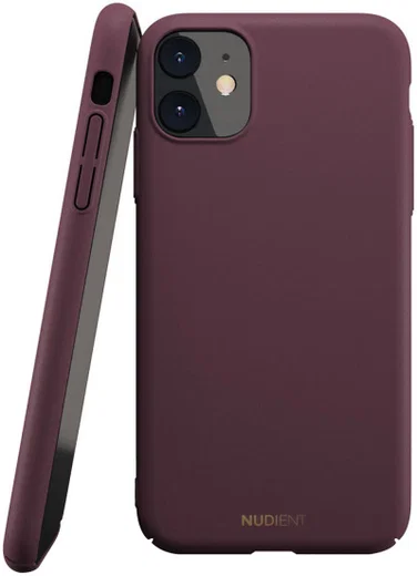 Nudient Thin Case V2 Apple iPhone 11 Hoesje Back Cover Rood afbeelding 1