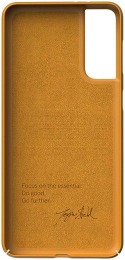 Nudient Thin Case V3 Samsung Galaxy S21 Plus Hoesje Back Cover Geel afbeelding 6