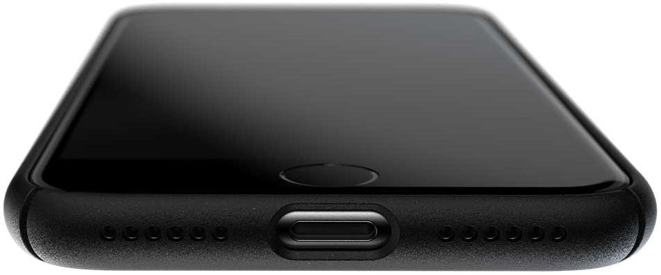 Nudient Thin Case V3 iPhone 7/8/SE(2020/2022) Hoesje Back Cover Zwart afbeelding 4