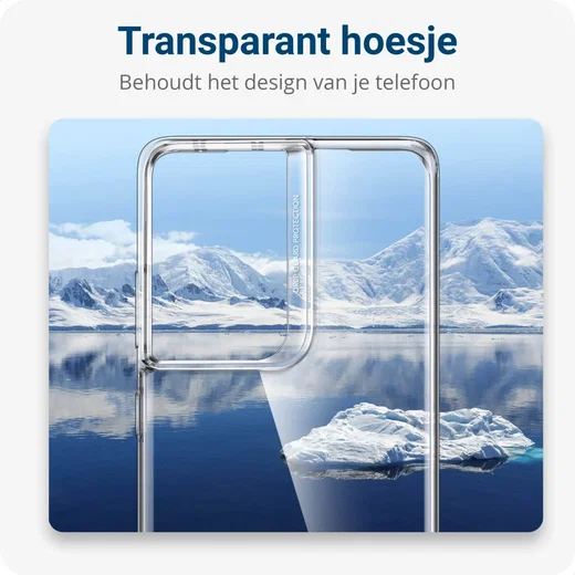 ESR Project Zero Case Samsung Galaxy S21 Ultra Hoesje Transparant afbeelding 3