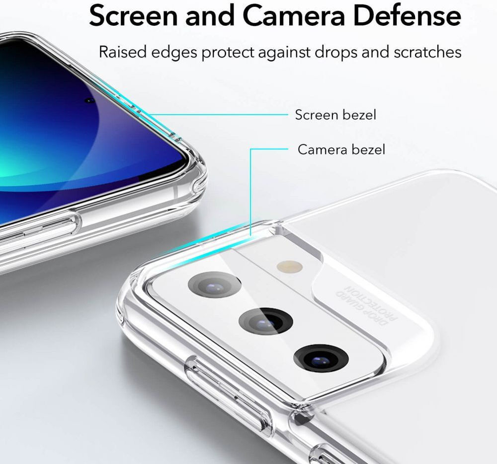 ESR Back Cover Met Kickstand Samsung Galaxy S21 Hoesje Transparant afbeelding 4