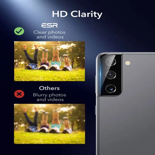 ESR Samsung Galaxy S21 Plus Camera Lens Protector (2-Pack) afbeelding 6