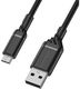 Otterbox 3A USB-A naar Micro USB Kabel 1 Meter Zwart afbeelding 1