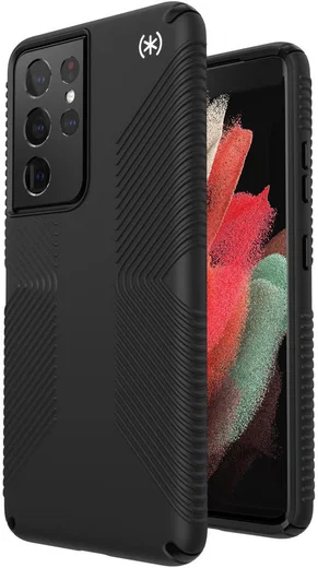 Speck Presidio 2 Grip Samsung Galaxy S21 Ultra Hoesje Back Cover Zwart afbeelding 1