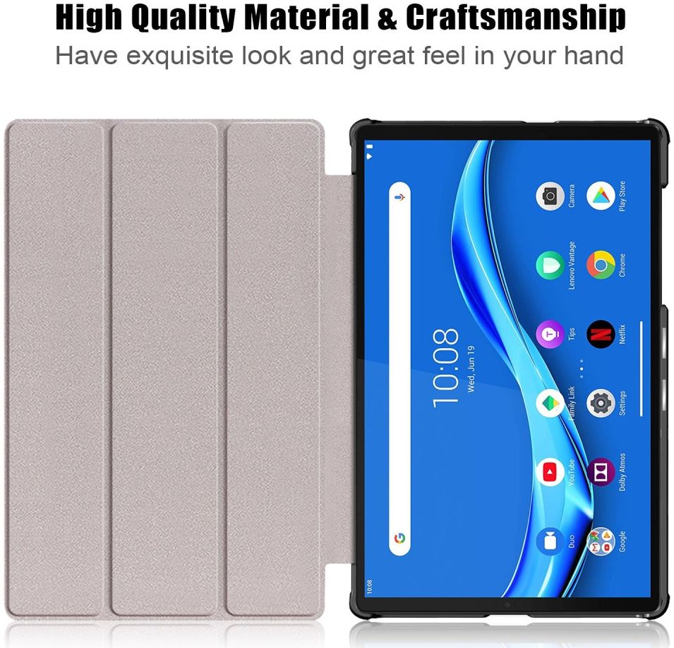 Lenovo Tab M10 HD Gen 2 Hoesje Tri-Fold Book Case Milky Way Print afbeelding 9
