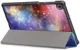 Lenovo Tab M10 HD Gen 2 Hoesje Tri-Fold Book Case Milky Way Print afbeelding 2