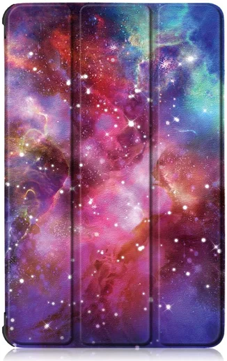 Lenovo Tab M10 HD Gen 2 Hoesje Tri-Fold Book Case Milky Way Print afbeelding 3