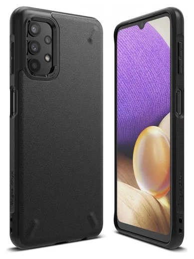 Ringke Onyx Samsung Galaxy A32 5G Hoesje Flexibel TPU Back Cover Zwart afbeelding 1