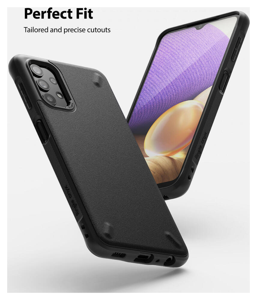 Ringke Onyx Samsung Galaxy A32 5G Hoesje Flexibel TPU Back Cover Zwart afbeelding 3