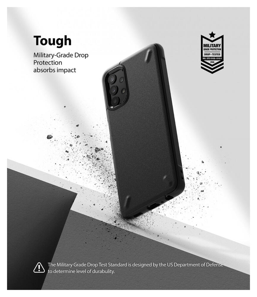 Ringke Onyx Samsung Galaxy A32 5G Hoesje Flexibel TPU Back Cover Zwart afbeelding 4