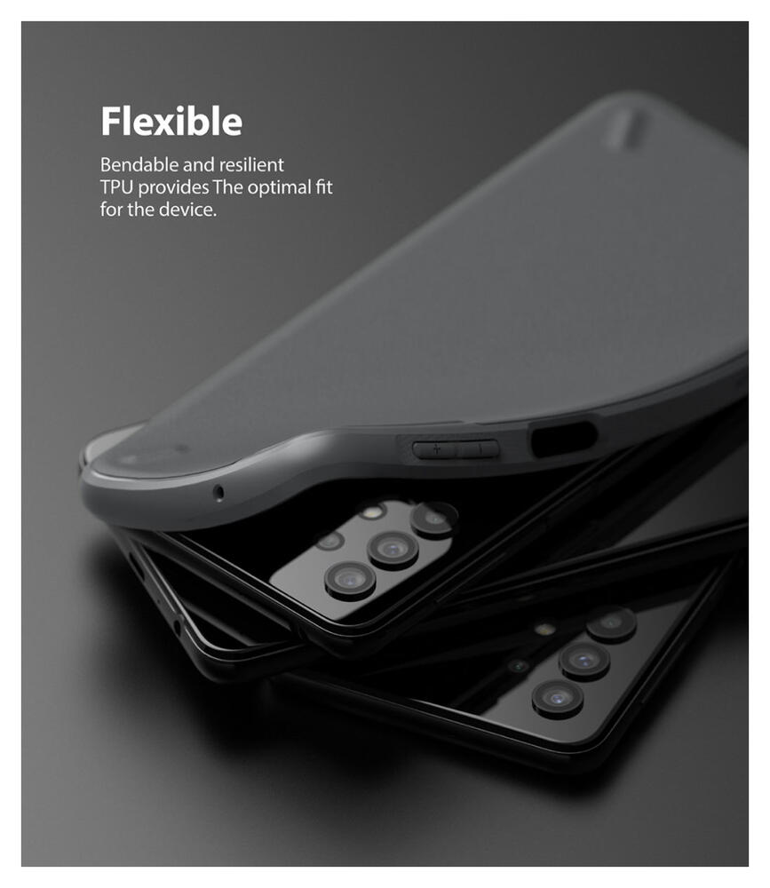 Ringke Onyx Samsung Galaxy A32 5G Hoesje Flexibel TPU Back Cover Zwart afbeelding 5