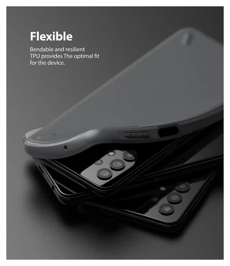 Ringke Onyx Samsung Galaxy A32 5G Hoesje Flexibel TPU Back Cover Zwart afbeelding 5