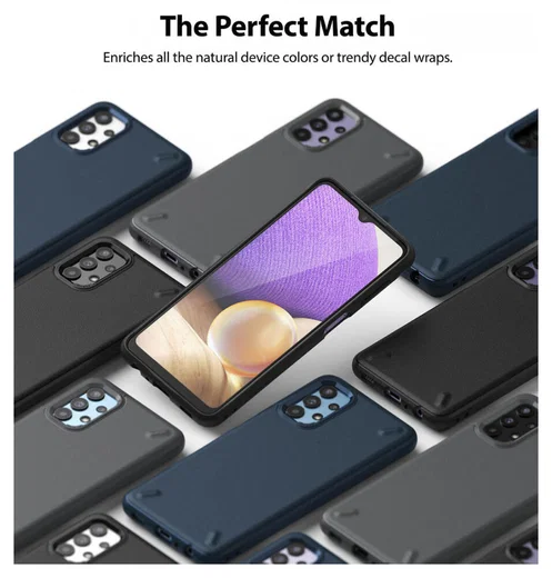 Ringke Onyx Samsung Galaxy A32 5G Hoesje Flexibel TPU Back Cover Zwart afbeelding 8