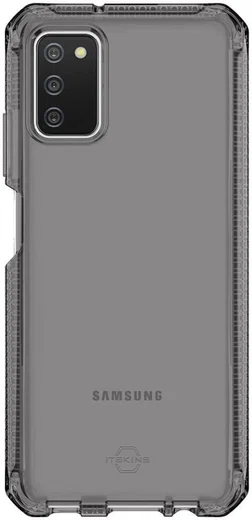 ITSKINS Spectrum Clear Samsung Galaxy A02s Hoesje Zwart afbeelding 1