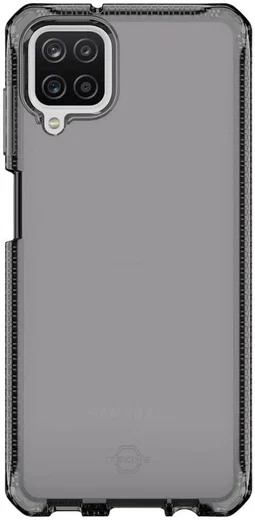 ITSKINS Spectrum Clear Samsung Galaxy A12 Hoesje Zwart afbeelding 1