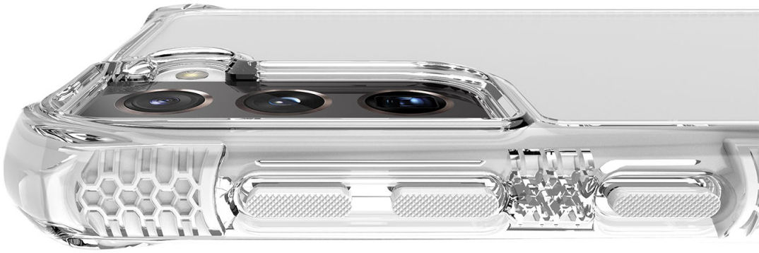 ITSKINS Supreme Clear Samsung Galaxy S21 Plus Hoesje Transparant/Wit afbeelding 5