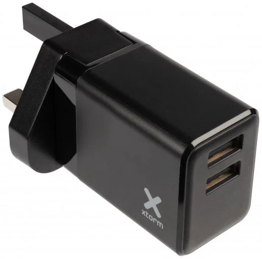 Xtorm Volt 17W Travel Charger Duo-Poorts USB Oplader voor Reizen Zwart afbeelding 5
